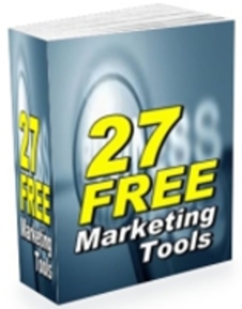 Product picture 27 Free Marketing Tools eBook